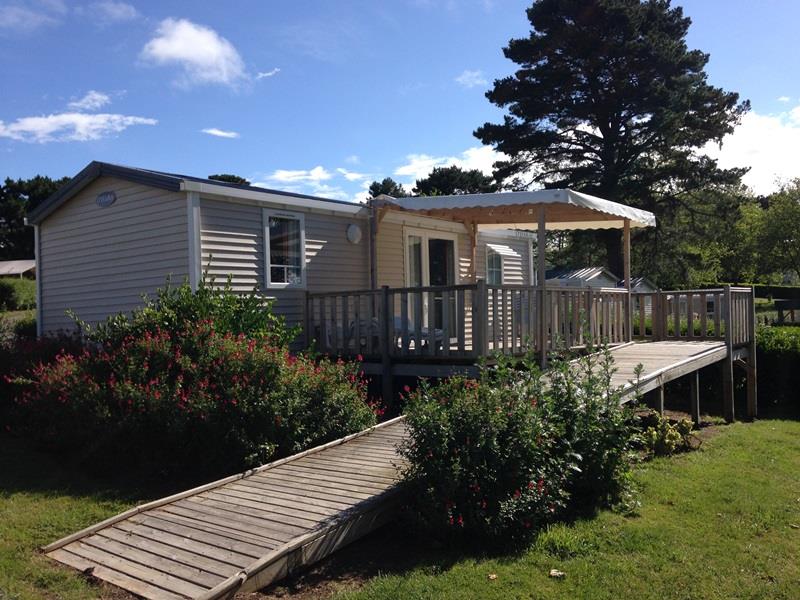 Mobile home 29m² (2 bedrooms) + terrace Wheelchair friendly